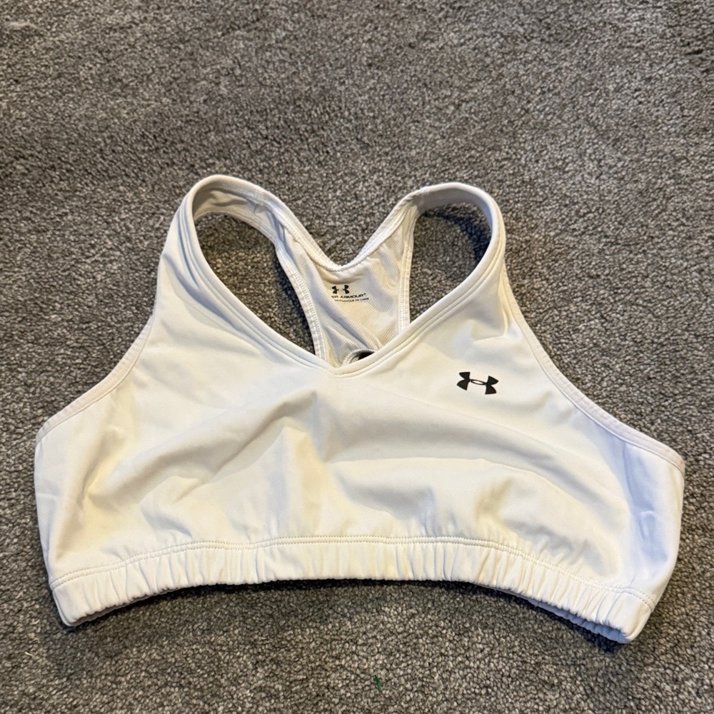 Under Armour Women's Classic White Sports Bra